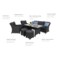 Meble ogrodowe technorattanowe California Grey / Grey Melange