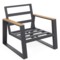 Meble ogrodowe aluminiowe Rimini Dark Grey / Beige Melange