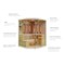Sauna infrared narożna EA3CR White z koloroterapią