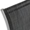 Zestaw 6 metalowych krzeseł ogrodowych Sevilla Silver / Black Melange