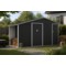 Domek narzędziowy Bergen 407 x 194 cm Grey z drewutnią