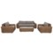 Meble ogrodowe technorattanowe Umbria Beige / Taupe Melange