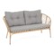 Meble ogrodowe technorattanowe Toskania Beige / Light Grey