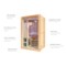 Sauna fińska EA2S Natural z panelami solnymi