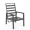 Meble ogrodowe aluminiowe Morton Dark Grey / Grey Melange