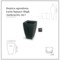 Donica ogrodowa Latia Square High Anthracite 59 l