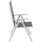Krzesło ogrodowe aluminiowe Ibiza Basic Silver / Black