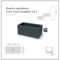 Donica ogrodowa Coro Case Graphite 58 l