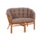 Meble ogrodowe rattanowe Bahama Orange / Cappuccino 3+1