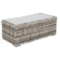 Meble ogrodowe technorattanowe Foggia Light Grey / Grey