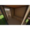 Sauna fińska zewnętrzna TerModula 500 x 210 cm z szatnią