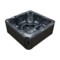 Wanna ogrodowa z hydromasażem Aquess Zenya 7102 6-osobowa Dark Stone / Grey