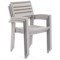 Krzesło aluminiowe Lorenzo Silver / Grey
