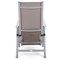 Krzesło ogrodowe aluminiowe Ibiza Relax Silver / Taupe