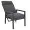 Meble ogrodowe aluminiowe Morton Dark Grey / Grey Melange