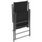 Zestaw krzeseł ogrodowych metalowych Casablanca Grey / Black