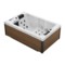 Wanna ogrodowa z hydromasażem Aquess Ellora 1201 Grey / Brown 2-osobowa