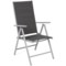 Krzesło ogrodowe aluminiowe Ibiza Silver Mat / Grey