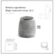Donica ogrodowa Boge Concrete Gray 37 l