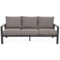Meble ogrodowe aluminiowe Turyn Dark Grey / Beige Melange