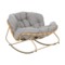 Zestaw foteli technorattanowych Palermo Beige / Light Grey