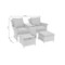 Sofa ogrodowa Milos Plus Grey / Grey Melange