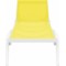 Leżak ogrodowy Siesta Pacific White / Yellow
