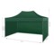 Namiot handlowy Basic 450 x 300 cm zielony
