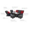 Meble ogrodowe technorattanowe Memfis Grey / Grey Melange