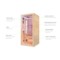 Sauna infrared EA1RS Natural z panelami solnymi