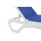 Leżak ogrodowy Monako White / Blue