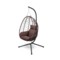 Fotel wiszący kokon Lugo Black / Brown