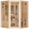Sauna combi narożna SW3C Natural