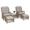 Meble ogrodowe technorattanowe Corfu Natural / Beige