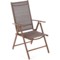 Krzesło ogrodowe aluminiowe Ibiza Basic Brown / Brown
