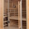 Sauna fińska narożna Nordum Pure One 3-osobowa naturalna