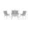 Meble ogrodowe technorattanowe Werona Beige / Grey
