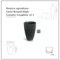 Donica ogrodowa Latia Round High Granite Graphite 47 l