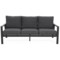 Zestaw mebli aluminiowych Turyn Dark Grey / Grey Melange