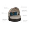 Sofa ogrodowa z baldachimem Sydney Brown Mat / Brown Melange