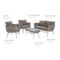 Meble ogrodowe technorattanowe Tasos Cream / Latte
