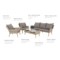 Meble ogrodowe technorattanowe Almeria Beige / Beige Melange