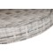 Meble ogrodowe technorattanowe Bristol Round Elegant 180 cm Light Grey / Grey Melange  8+1