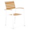 Krzesło aluminiowe Lorenzo White / Teak