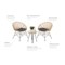 Meble balkonowe technorattanowe Zanzibar Beige / Grey