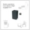 Donica ogrodowa Coro Square High Graphite 27 l