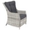 Narożny zestaw mebli ogrodowych lewy Alicante Light Grey / Grey Melange