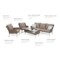 Meble ogrodowe technorattanowe Almeria Ginger / Brown Melange