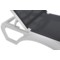 Leżak ogrodowy Monako White / Dark Grey