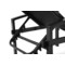 Leżak ogrodowy aluminiowy Caravela Black / Black